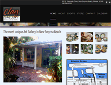 Tablet Screenshot of clay-gallery.com